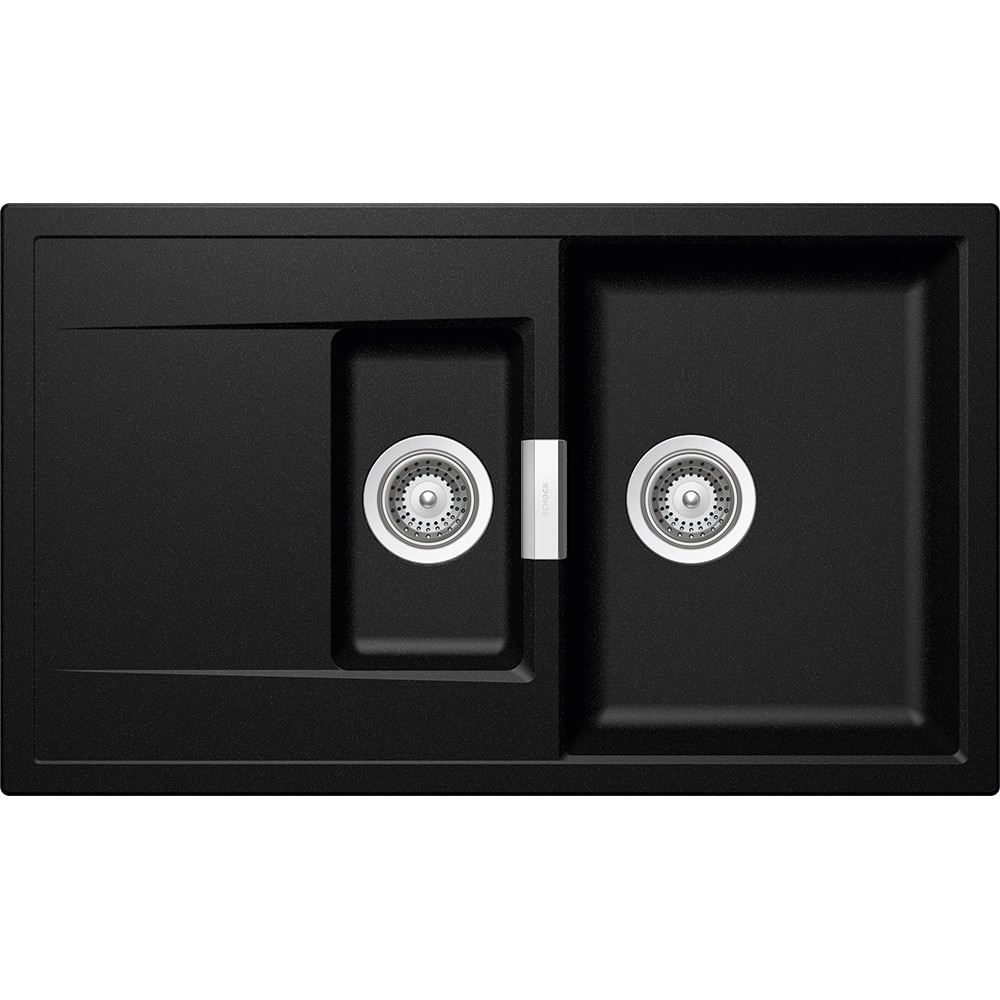 Chiuveta granit Schock Mono D-150 Magma Cristadur 860 x 510 mm, adancime cuva 200 mm, reversibila, montare pe blat