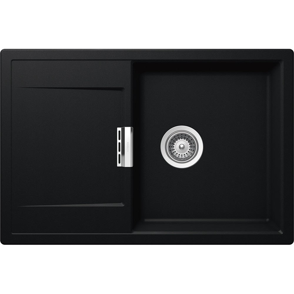 Chiuveta granit Schock Mono D-100 Puro Cristadur 765 x 510 mm, adancime cuva 195 mm, reversibila, montare pe blat