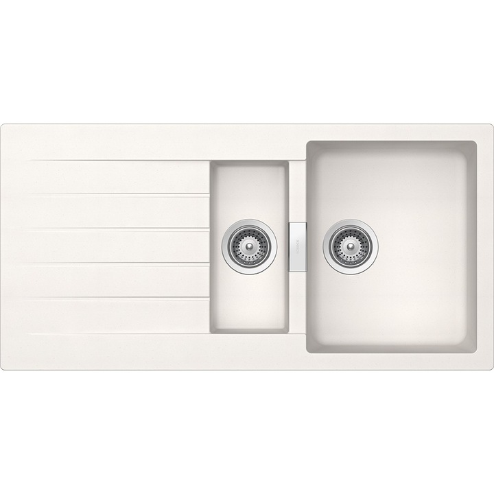 Chiuveta granit Schock Signus D-150 Polaris, 1000 x 500 mm, adancime cuva 200 mm, reversibila, montare pe blat