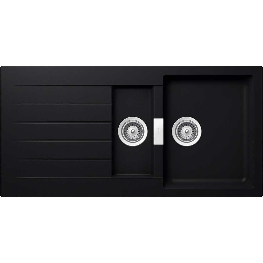 Chiuveta granit Schock Signus D-150 Puro, 1000 x 500 mm, adancime cuva 200 mm, reversibila, montare pe blat