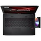 Laptop Gaming Asus ROG GL552JX-DM019D cu procesor Intel® Core™ i7-4720HQ, 2.60GHz, Haswell™, 15.6", Full HD, 8GB, 1TB, DVD-RW, nVidia GeForce GTX 950M 4GB, Free DOS, Black