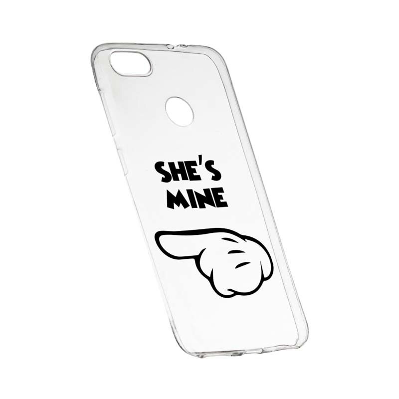 Husa Silicon, Transparent, Slim, He's Mine, 106, Huawei Y9 2018