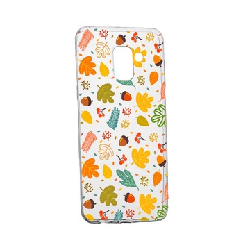 Husa Silicon, Transparent, Slim, Toamna, 108, Samsung Galaxy A8 2018 / A5 2018 Husa Silicon, Transparent, Slim, Toamna, 108, Samsung Galaxy A8 2018 / A5 2018