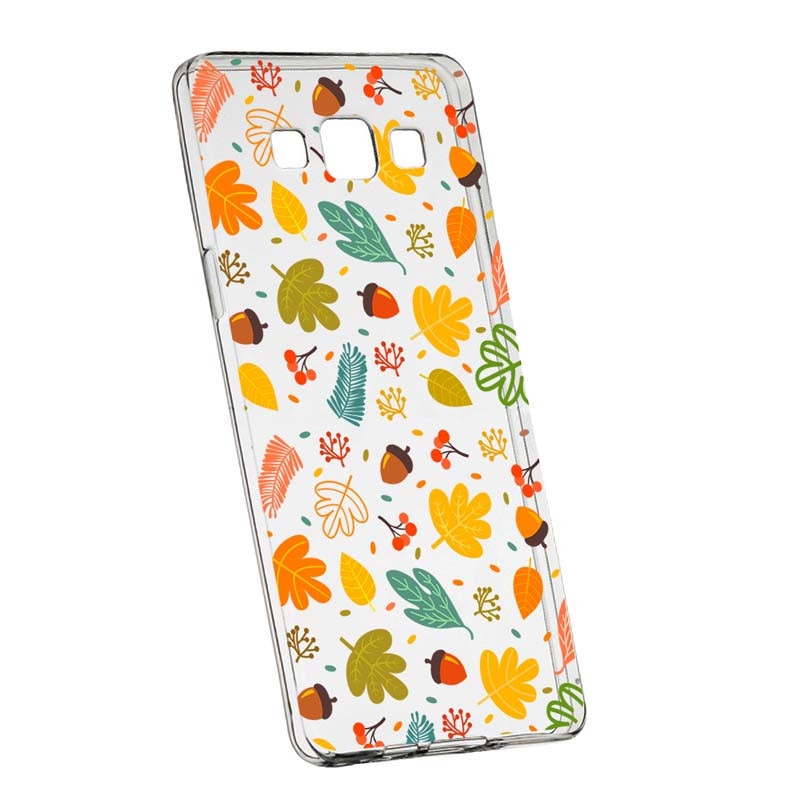 Husa Silicon, Transparent, Slim, Toamna, 108, Samsung Galaxy J5 2016
