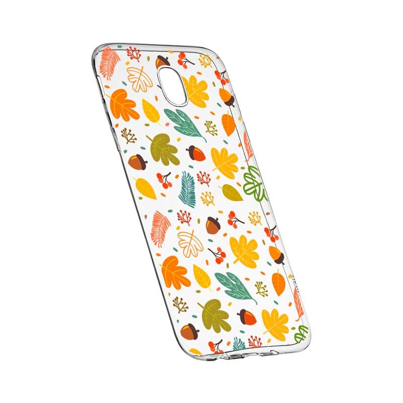 Husa Silicon, Transparent, Slim, Toamna, 108, Samsung Galaxy J7 2017