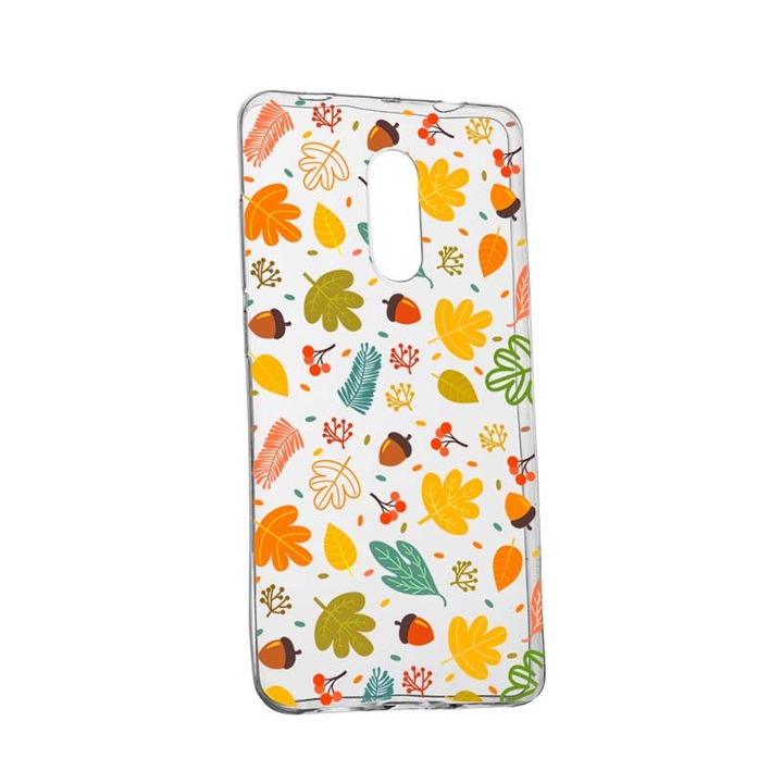 Силиконов калъф, прозрачен, тънък, есенен, 108, Huawei Mate 10 Lite