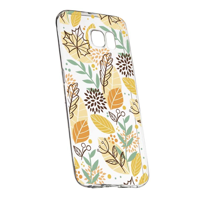 Husa Silicon, Transparent, Slim, Toamna, 109, Samsung Galaxy S7