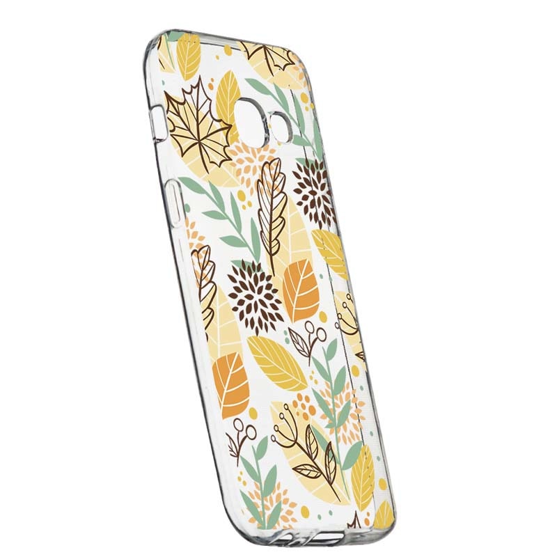 Husa Silicon, Transparent, Slim, Toamna, 109, Samsung Galaxy A3 2017