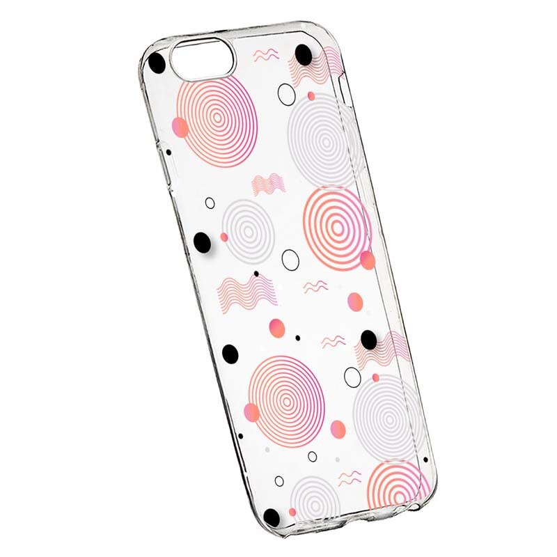 Husa Silicon, Transparent, Slim, Circle, 110, Apple iPhone 6 PLUS / 6S PLUS