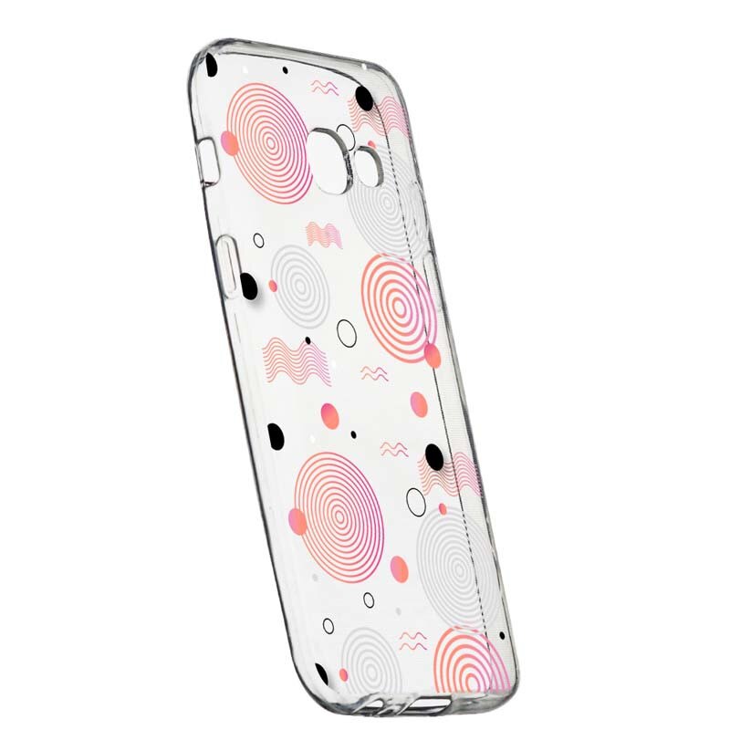 Husa Silicon, Transparent, Slim, Circle, 110, Samsung Galaxy A5 2017