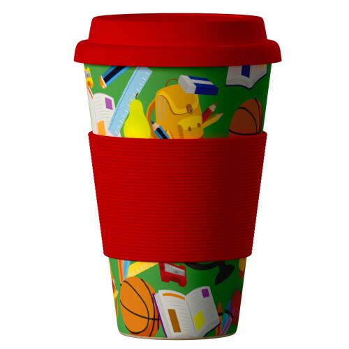 Pahar Bambus Back To School Model 2