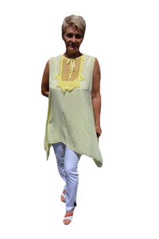 Bluza casual,de vara fara maneca ,D&J Exclusive, Galben Bluza casual,de vara fara maneca ,D&J Exclusive, Galben