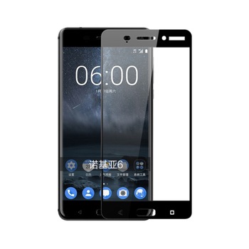 Folie de sticla tempered glass 9H pentru Nokia 6 2018, negru, BBL424 Folie de sticla tempered glass 9H pentru Nokia 6 2018, negru, BBL424