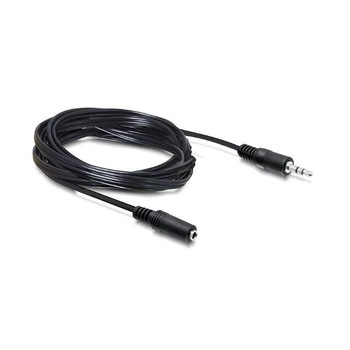 Cablu audio stereo, mufa Jack 3.5 mm tata, mufa Jack 3.5 mm mama, 5 m Cablu audio stereo, mufa Jack 3.5 mm tata, mufa Jack 3.5 mm mama, 5 m