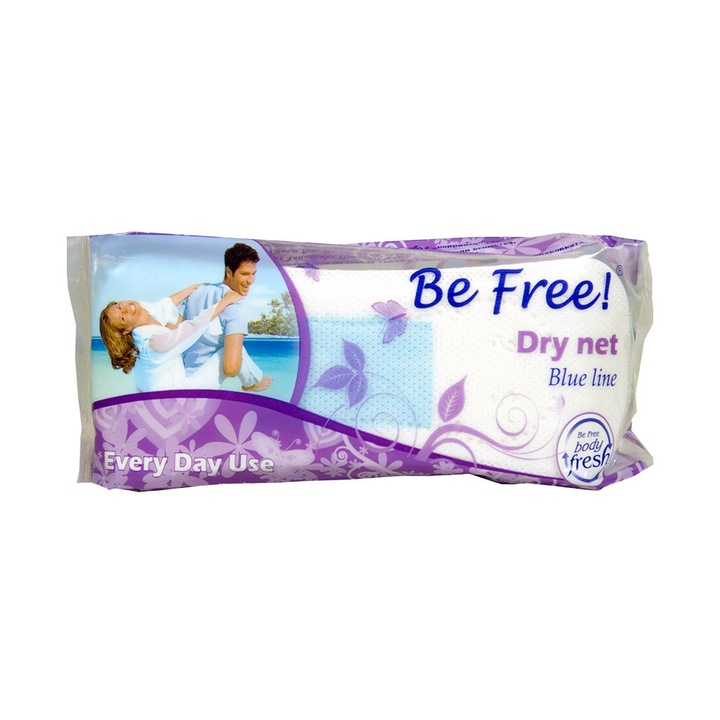 Ежедневни превръзки Be Free, 18 броя, лилави, с копринен тип покритие