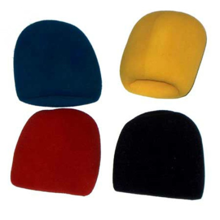 Set 4 bureti paravant pentru microfoane, multicolor