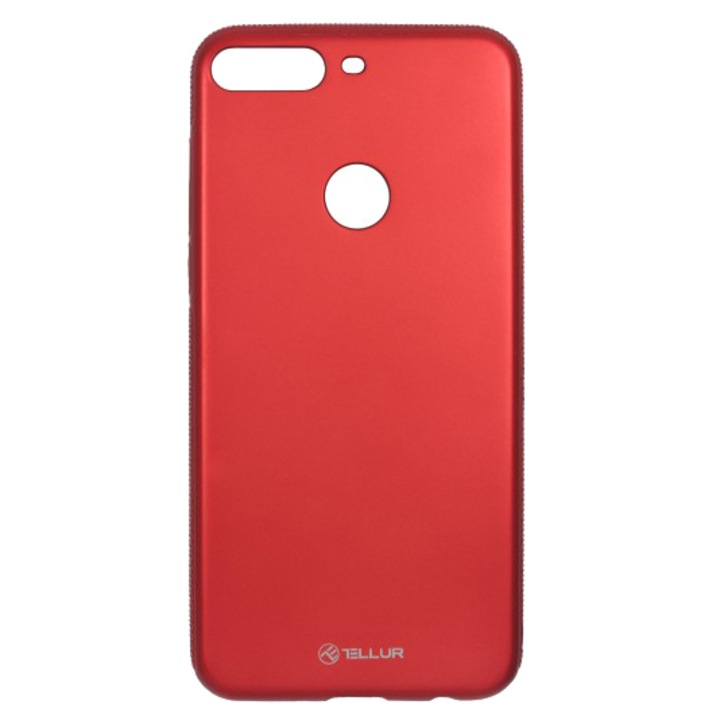 Tellur Shine Védőtok Huawei Y7 Prime 2018 mobiltelefonhoz, Piros