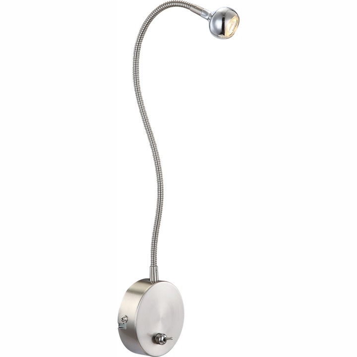 Аплик Globo Lighting SERPENT AP-75890W, 1 x LED, 3W, 150lm, 3000K, 3,6V