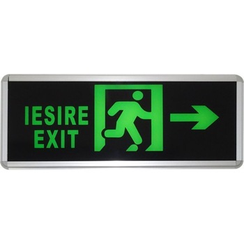 Lampa emergenta iesire exit laterala 2 fete Lampa emergenta iesire exit laterala 2 fete