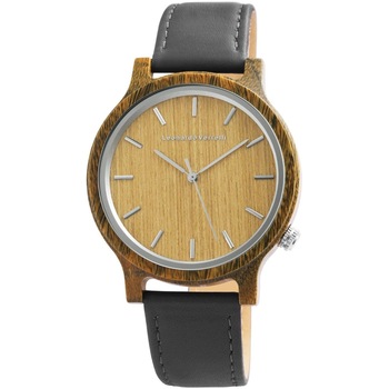 Ceas barbatesc, Leonardo Verrelli, carcasa lemn santal (deschis), curea piele Ceas barbatesc, Leonardo Verrelli, carcasa lemn santal (deschis), curea piele