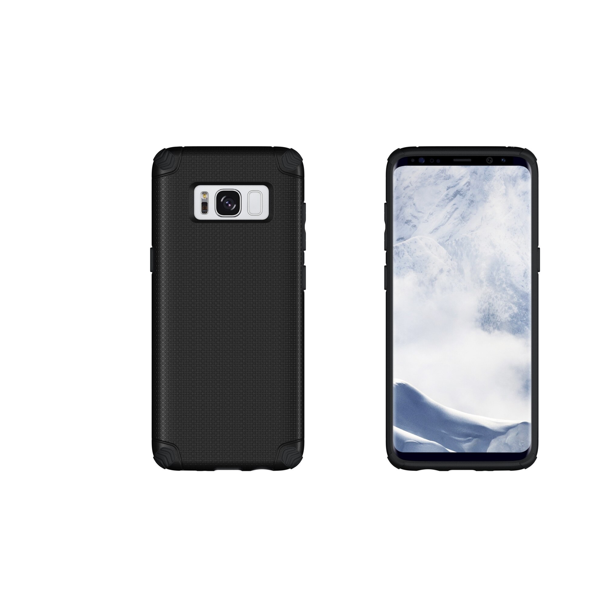 Husa protectie FASHION Slim Armor pentru Samsung Galaxy S8 Plus, Capac Spate, Negru