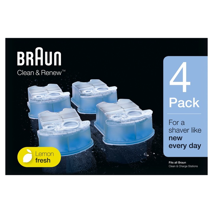 Braun Clean & Renew CCR почистваща касета - опаковка от 4 бр