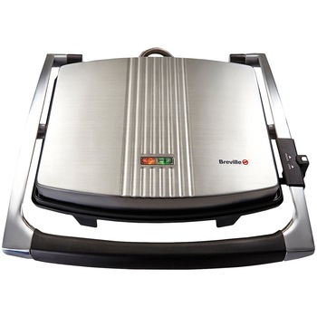 Sandwich-maker Breville Panini Large VST026X-01, 2000 W, Negru/Inox Sandwich-maker Breville Panini Large VST026X-01, 2000 W, Negru/Inox