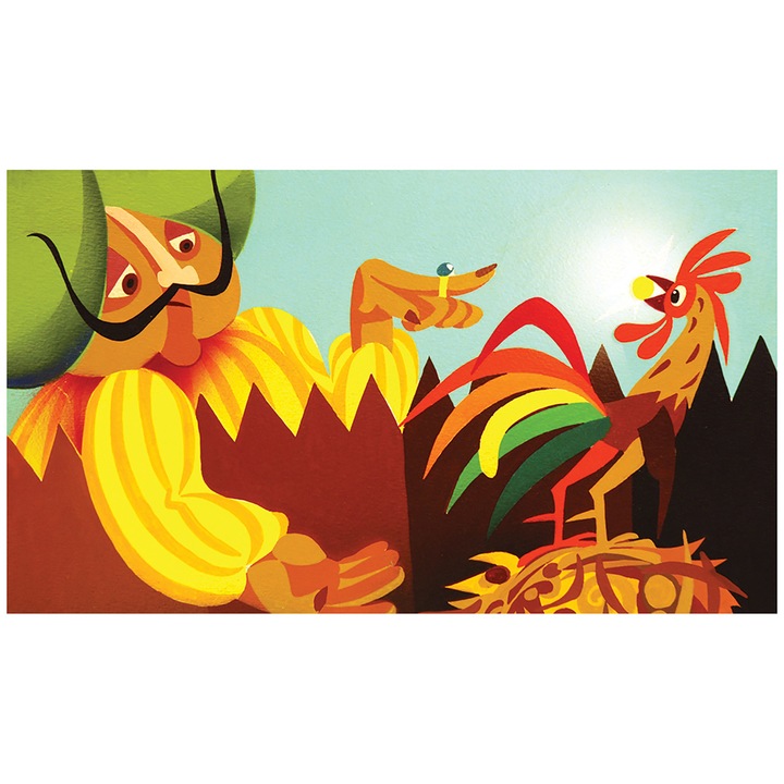 Poveste pe diapozitive, Mts, Diamantul cocoselului