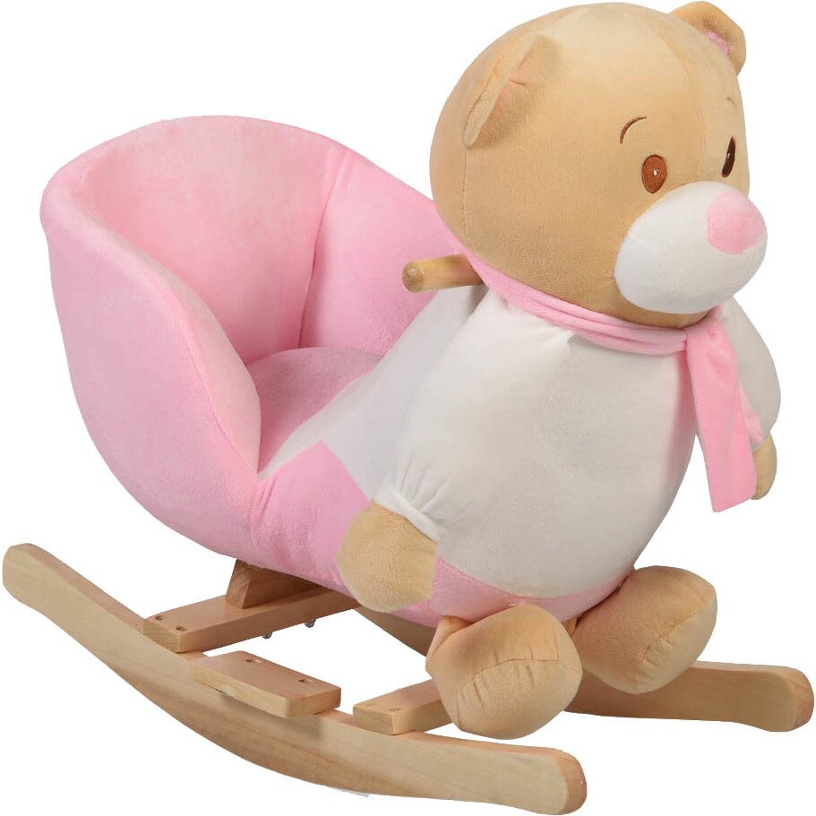 Balansoar, ursulet fetita, roz, +12 luni