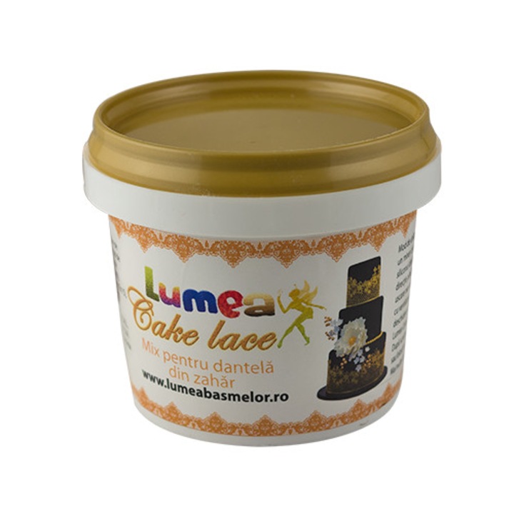 Lumea Cake Lace Cukorcsipke por, 250 g, Fehér