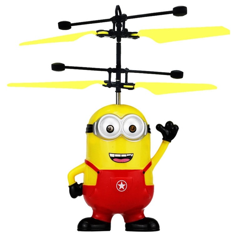 Minion zburator, cu LED si senzor de inductie - Bob Rosu