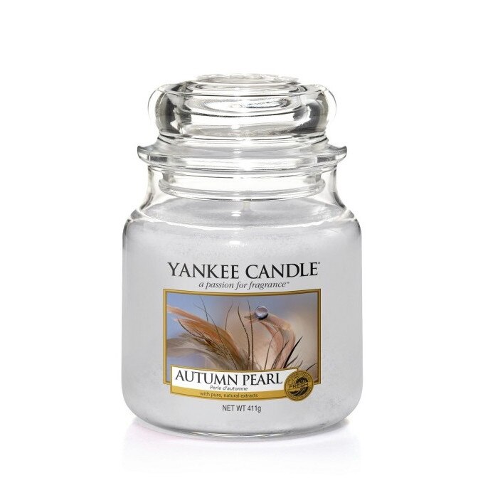 Lumanare Parfumata Borcan Mediu Autumn Pearl, Yankee Candle