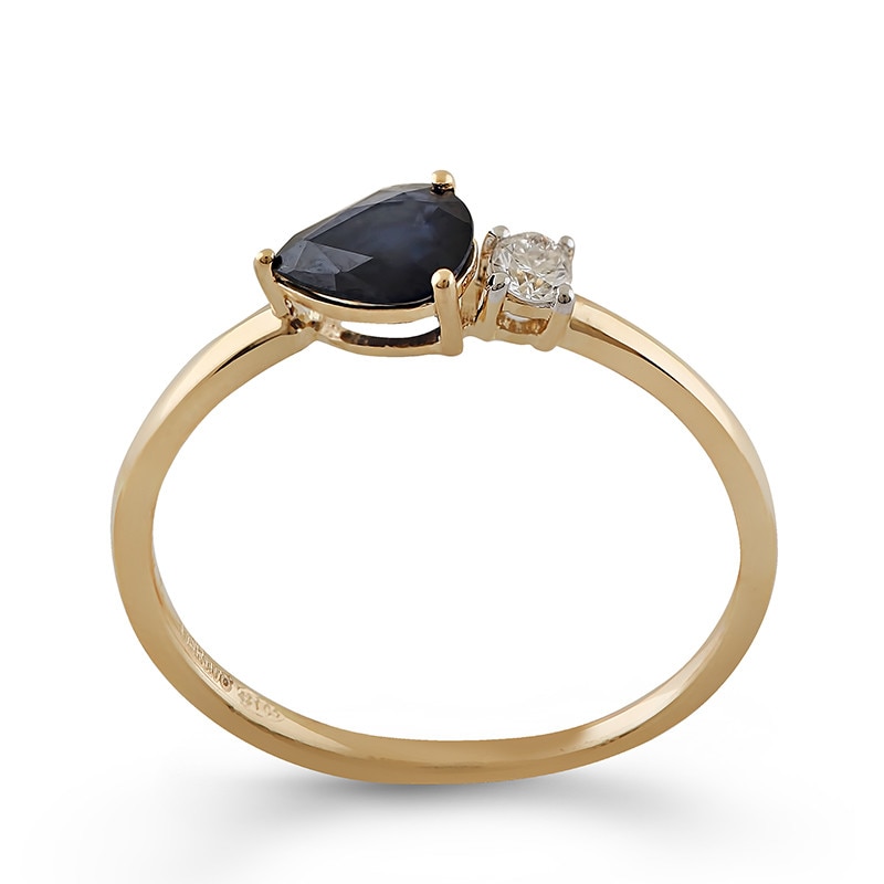 Inel Deruvo Aur 18k Diamant, Safir, 54 RAJR25758-SADY