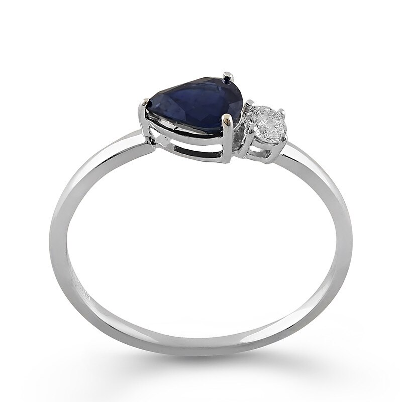 Inel Deruvo Aur 18k Diamant, Safir, 52 RAJR25758-SADW