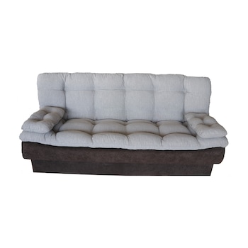 Canapea Extensibila Maxim Grey New, 3 locuri si lada de depozitare Canapea Extensibila Maxim Grey New, 3 locuri si lada de depozitare