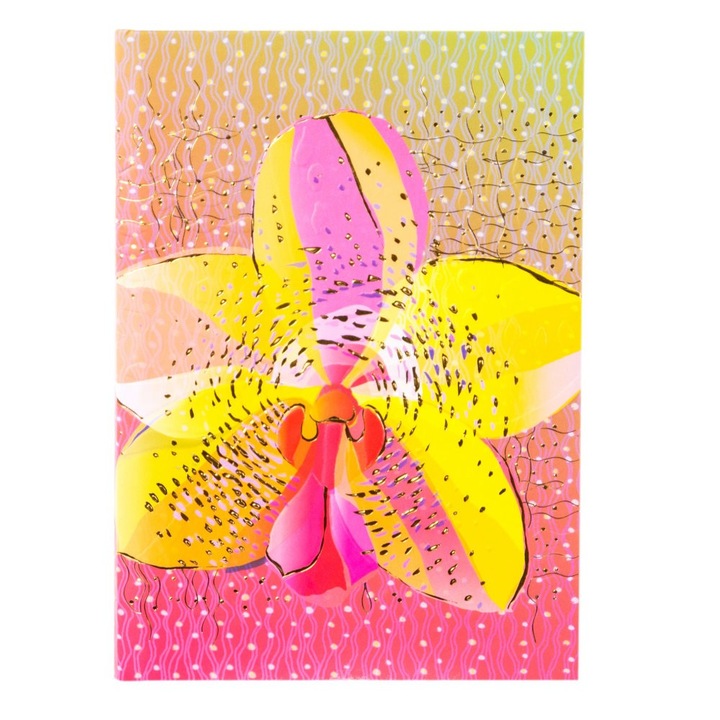 OMG Orchid dombornyomott A5-ös napló