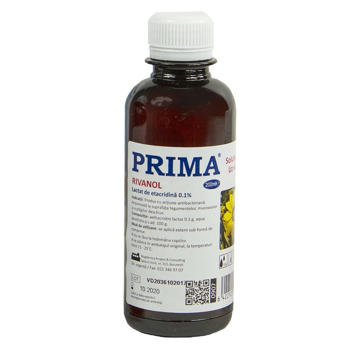 Solutie Rivanol PRIMA, flacon 200ml