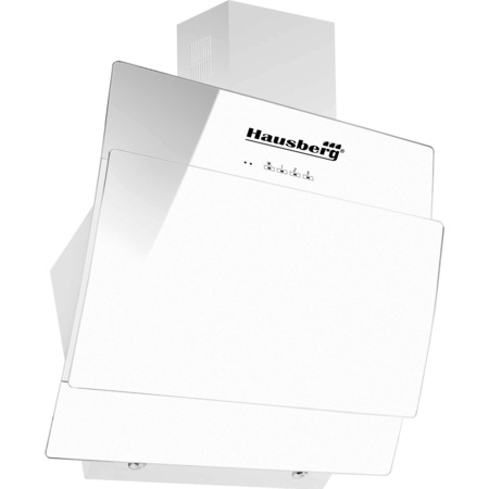Hota Incorporabila decorativa Hausberg HB -1390, Putere de absorbtie 650 mc/h, 60 cm, Touch control, Filtru aluminiu, Alb