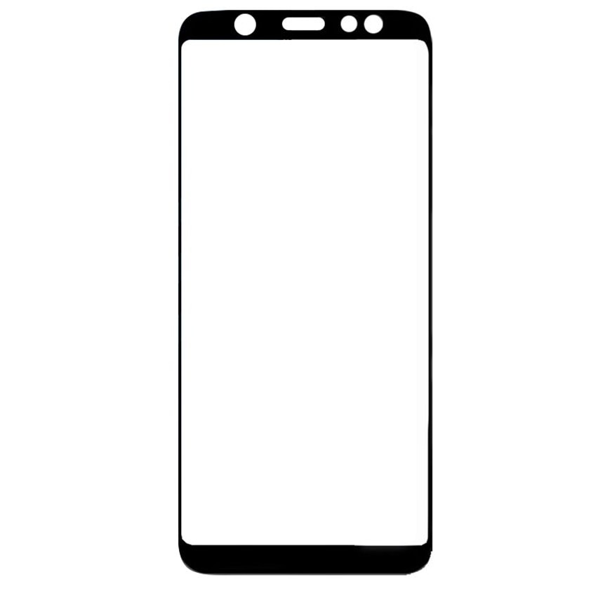 Folie de protectie Devia Frame Glass pentru Samsung Galaxy A6 2018, Negru