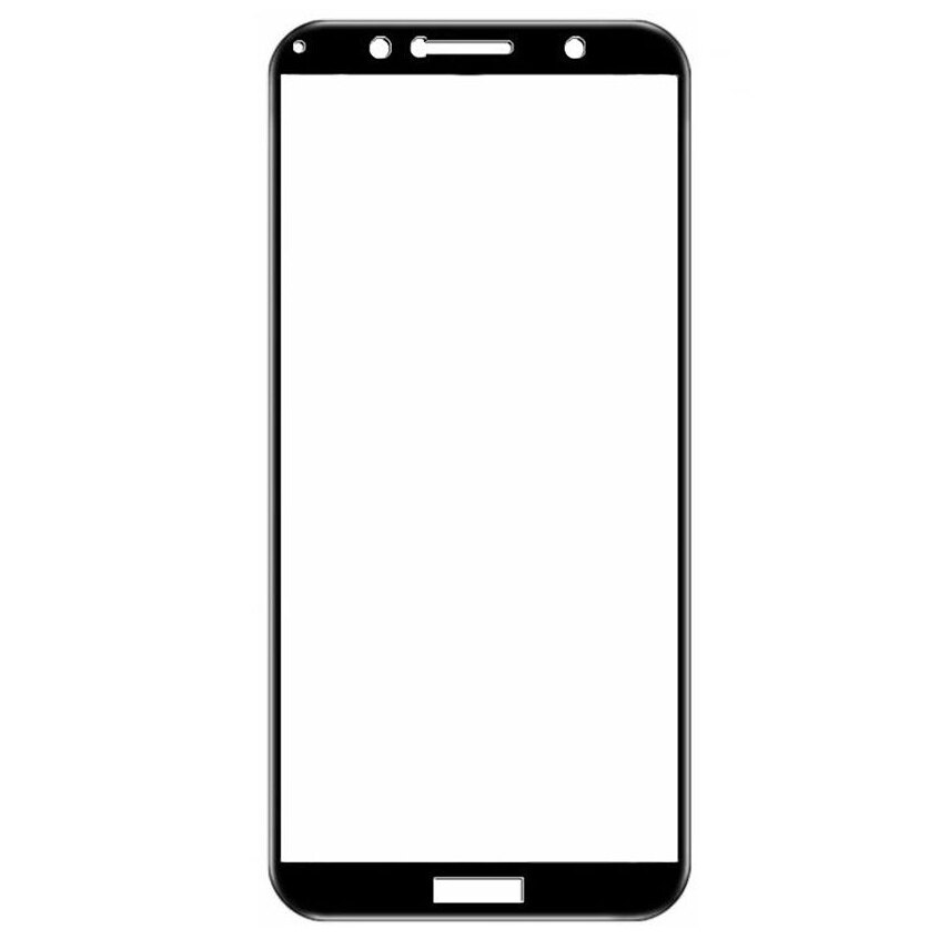 Folie de protectie Devia Frame Glass pentru Huawei Y6 2018, Negru