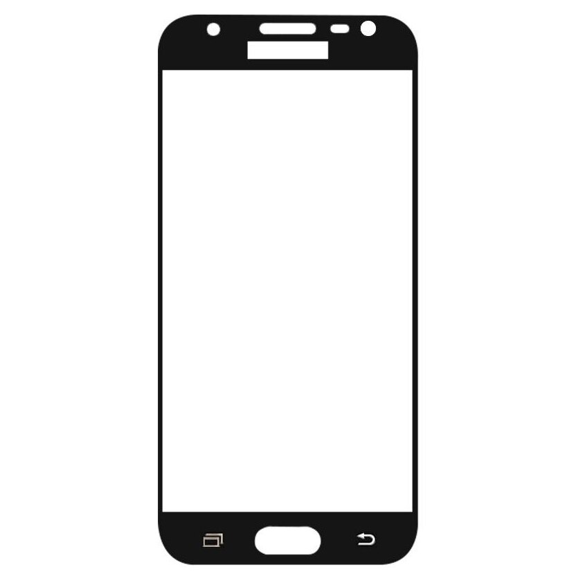Folie de protectie Devia Frame Glass pentru Samsung Galaxy J3 2017, Negru