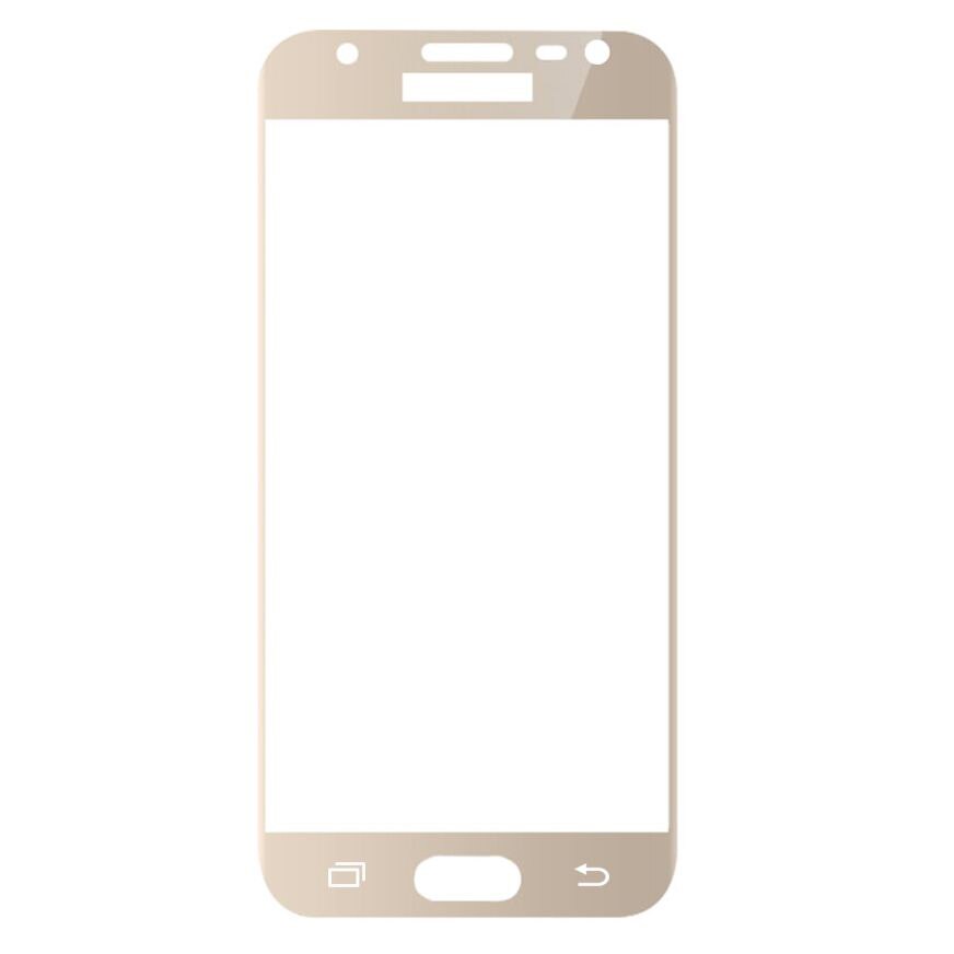 Folie de protectie Devia Frame Glass pentru Samsung Galaxy J3 2017, Auriu