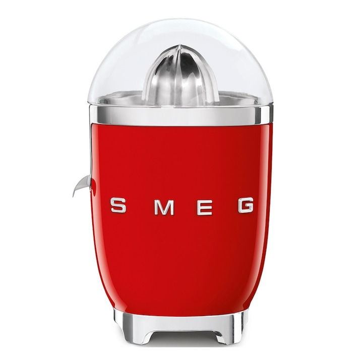 Цитрус преса SMEG CJF01RDEU 50's Style, Мощност 70W, Червен