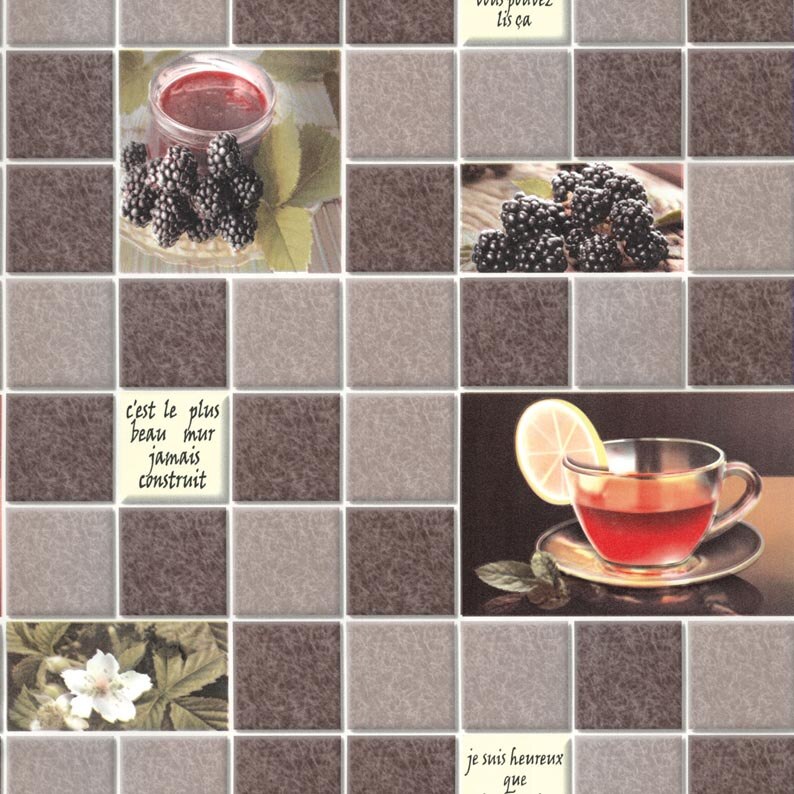 Tapet DEGRETS 211-08 simplex Ceai maro, 0.53m x 10.05m, 5.3 mp