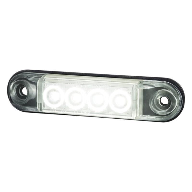 Lampa gabarit 78x22, LED, alba, slim 12-24V, LD2327 Horpol