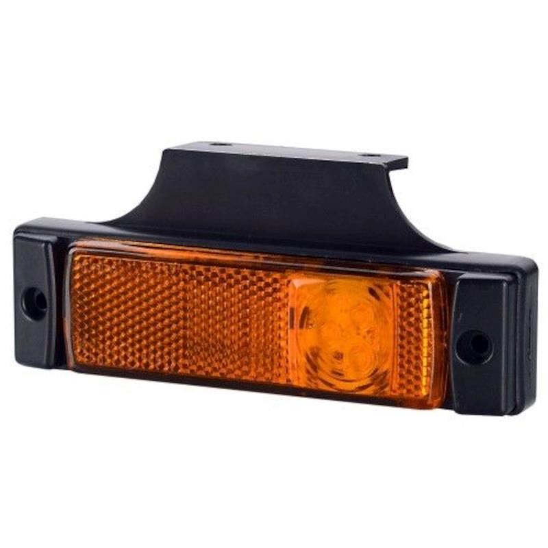 Lampa gabarit 100x33, LED, galbena, cu suport lat, Horpol LD128