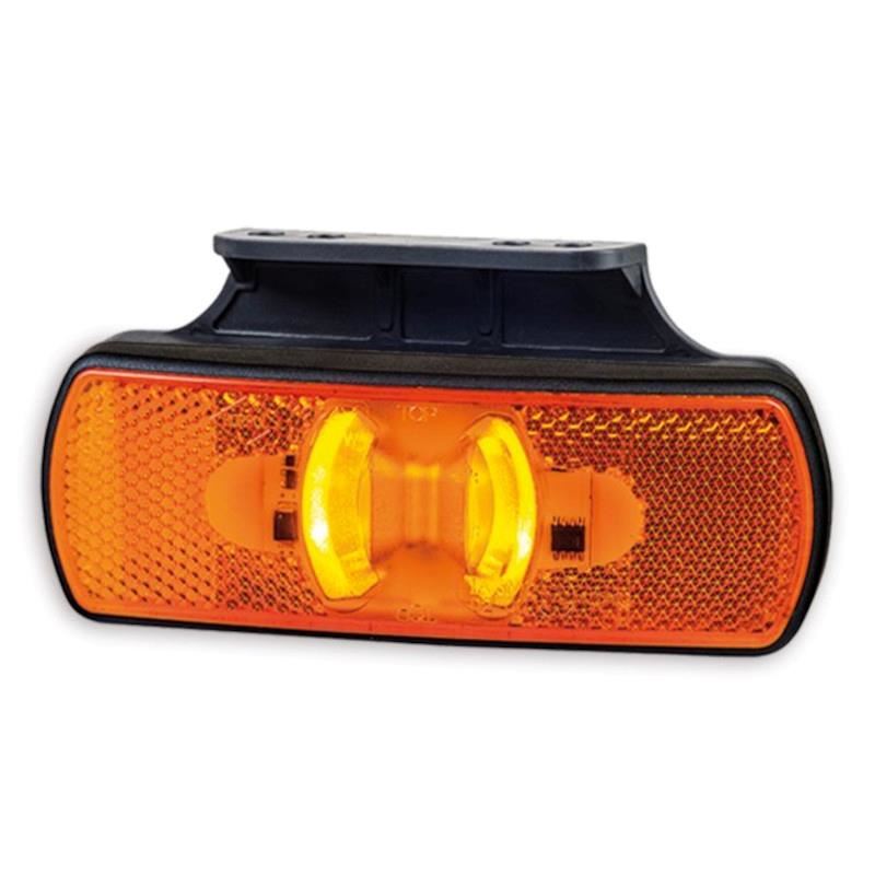 Lampa gabarit 122x44, LED, galbena, cu suport, LD2220 Horpol