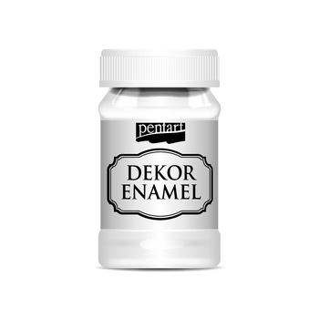 Vopsea decor email Pentart - alb, 100 ml Vopsea decor email Pentart - alb, 100 ml