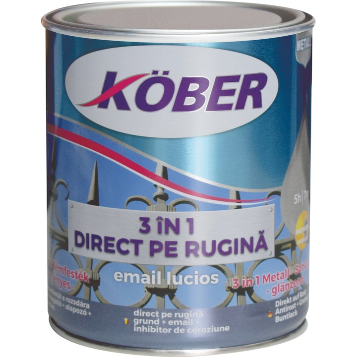 Email Kober direct pe rugina 3 in 1 verde luminos 0,75L