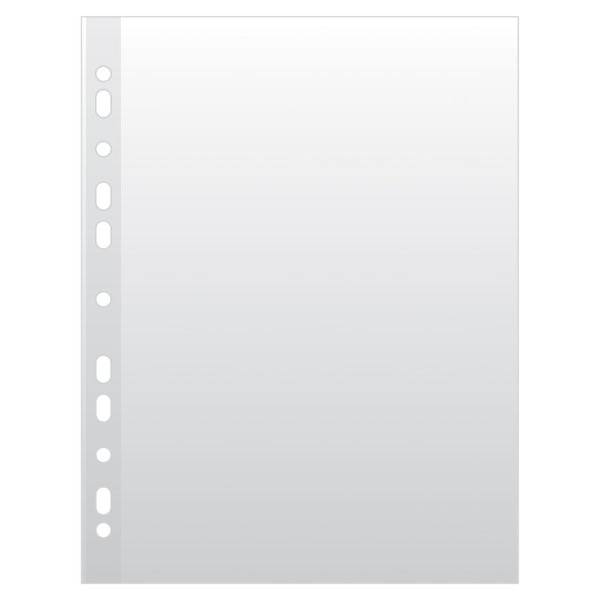 File protectie A4 50 microni din plastic cristal transparent lucios Donau-100 buc/set